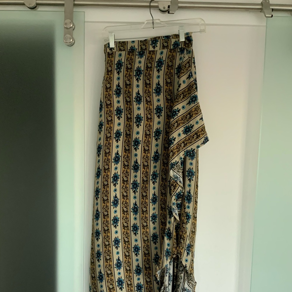 Novella Royale Skirt Hudson Stripe Blue, Sz Small